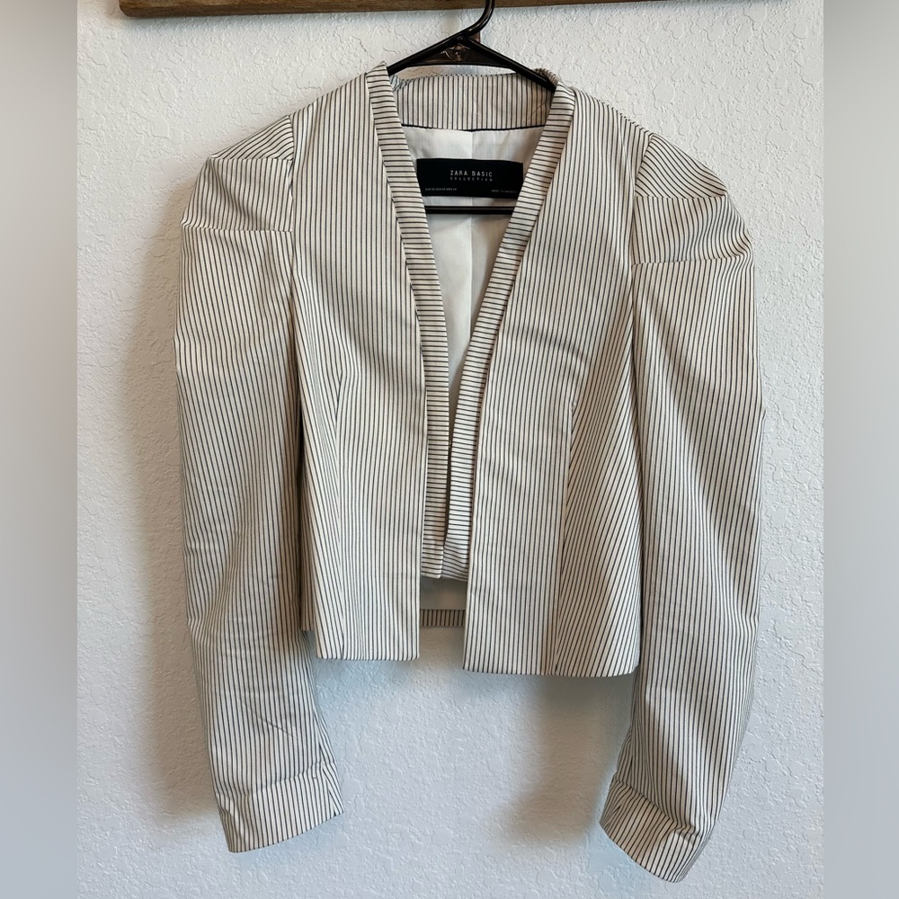 Zara Striped Blazer